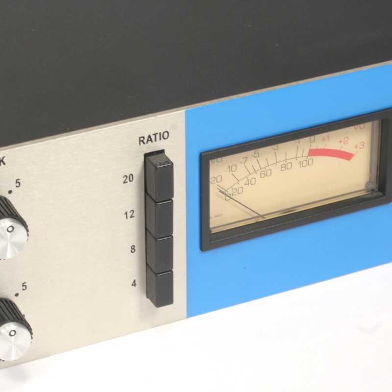 Blue Stripe FET Compressor Panel  w/ Switch Brackets